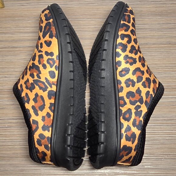 NEW!!! Ryka Stellar Slip On Clogs/Shoes Cheetah Print Cozy Faux Fur- Size: 5.5 - Picture 4 of 9